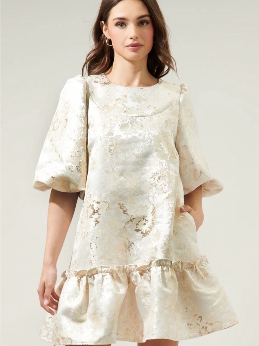 Sugar Lips Lola Jacquard Formal Dress Summer Party Dress - Size Large